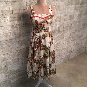 Sardinian Forest Dress by Hearts & Roses London